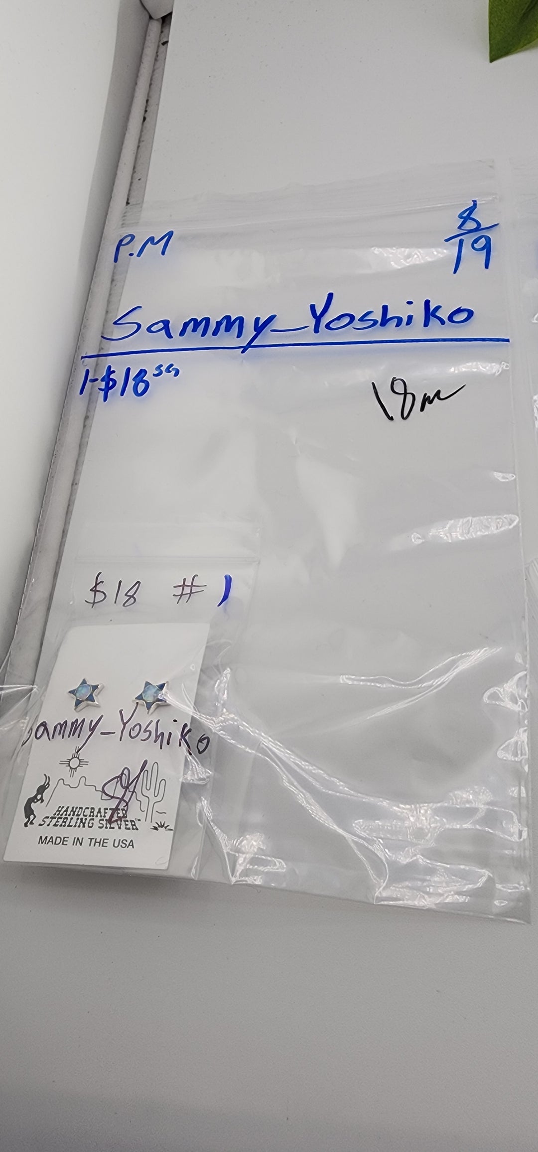 PM SHOW 48HR - RESERVED FOR: Sammy_Yoshiko - 8/19/2025 FL tiktok Live Show - 1 Sterling Silver Items