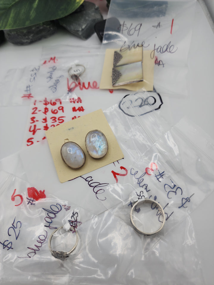 blue jade - 2/12/26 - 5 925 Sterling Silver Items
