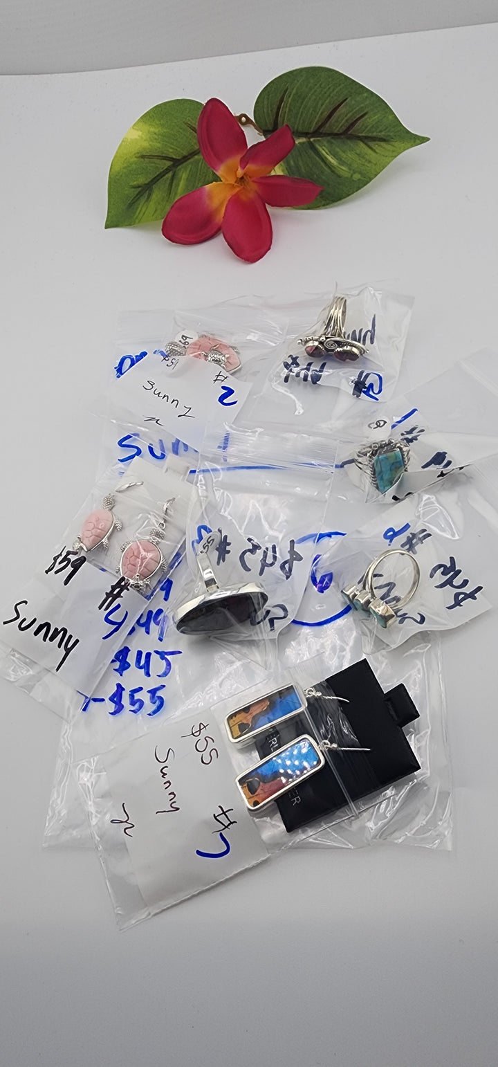 PM SHOW 48HR - RESERVED FOR: Sunny  - 8/7/2025 FL tiktok Live Show - 7 Sterling Silver Items