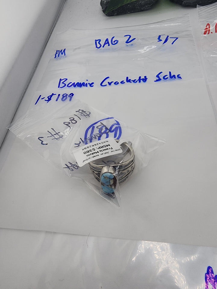 Bonnie Crockett Scha (Bag 2)- 5/7/26 PM -  925 Sterling Silver