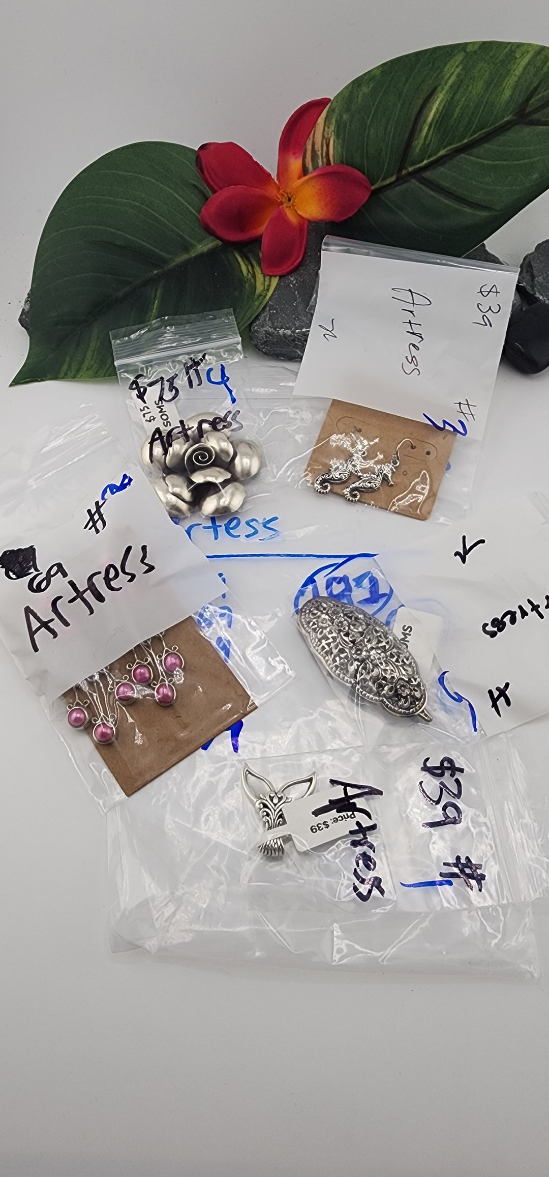PM SHOW 48HR - RESERVED FOR: Artress - 12/26/2025 tiktok Live Show - 5 Sterling Silver Items