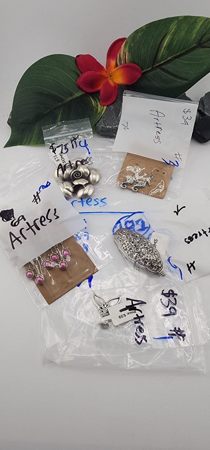 PM SHOW 48HR - RESERVED FOR: Artress - 12/26/2025 tiktok Live Show - 5 Sterling Silver Items