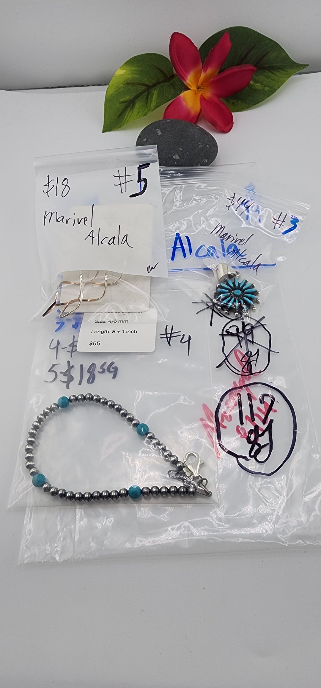 PM SHOW 48HR - RESERVED FOR: Marivel Alcala - 8/19/2025 FL tiktok Live Show - 3 Sterling Silver Items