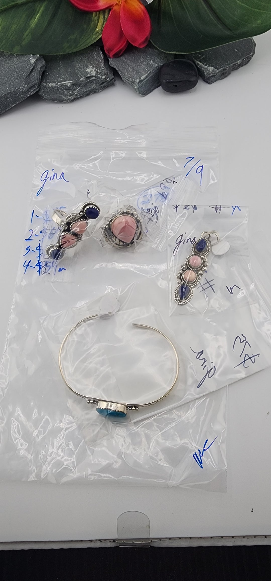AM SHOW 48HR - RESERVED FOR:  Gina - 7/9/2025 FL tiktok Live Show -  4 Sterling Silver Items