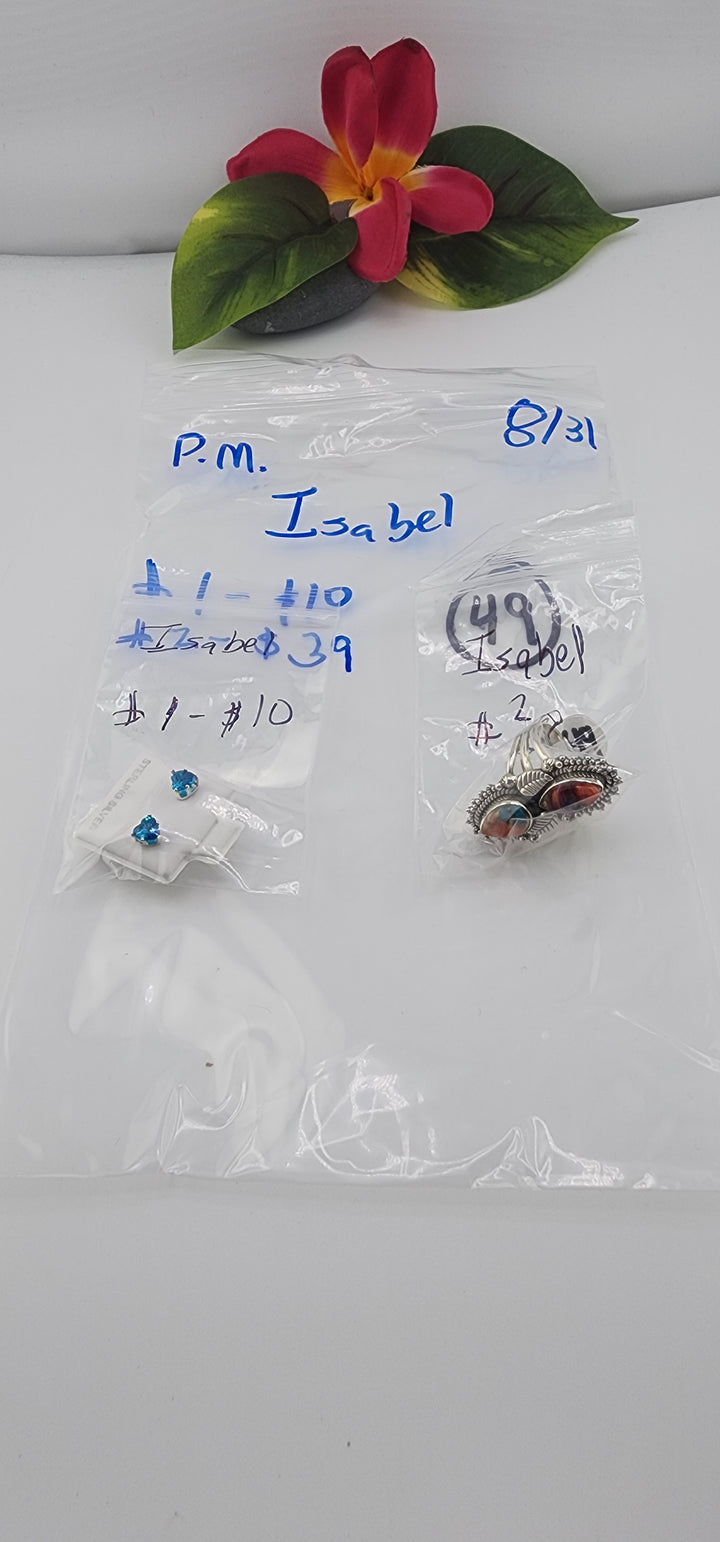 PM SHOW 48HR - RESERVED FOR: Isabel- 8/31/2025 FL tiktok Live Show - 2 Sterling Silver Items