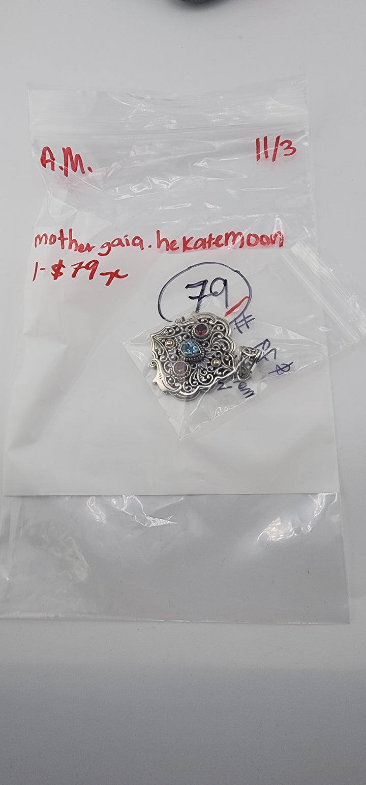 AM SHOW 48HR RESERVED FOR:  mothergaia.hekatemoon - 11/3/2025 FL tiktok Live Show - 1  Sterling Silver Items