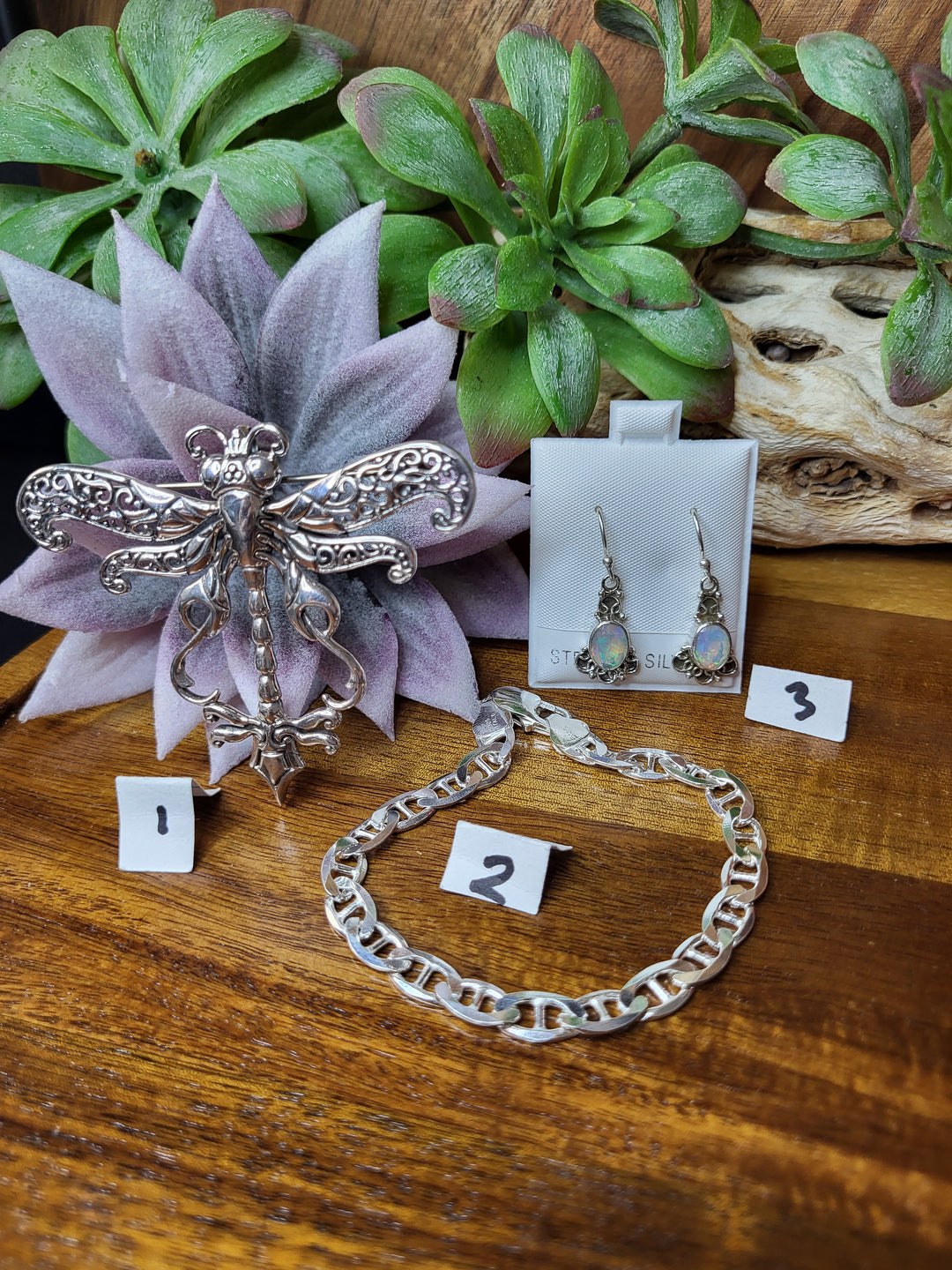 RESERVED FOR: Dhi-version 7/27/24- 3 Sterling Silver Items