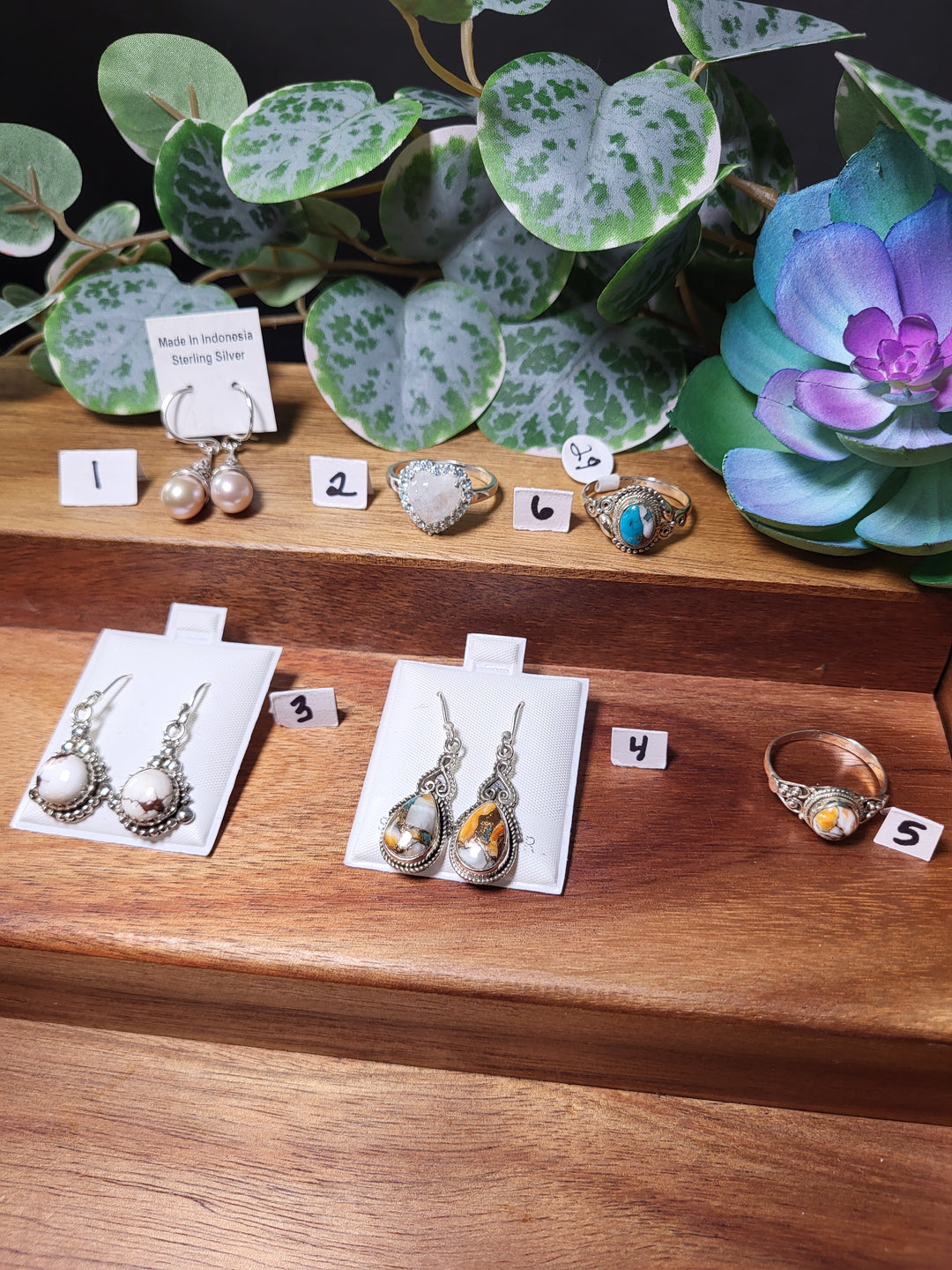 RESERVED FOR: Lady J 8/18/24- 6 Sterling Silver Items