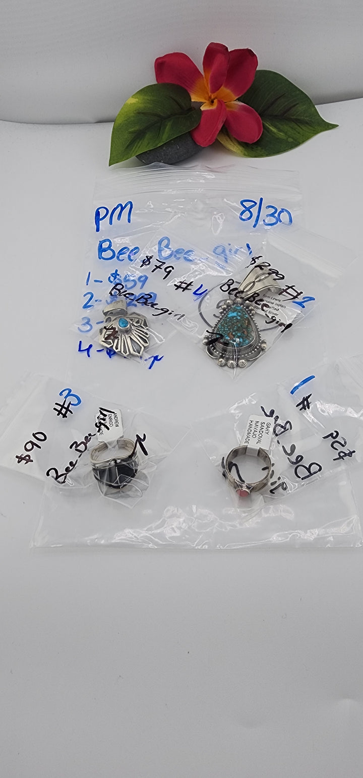 PM SHOW 48HR - RESERVED FOR: Bee_Bee_girl - 8/30/2025 FL tiktok Live Show - 4 Sterling Silver Items