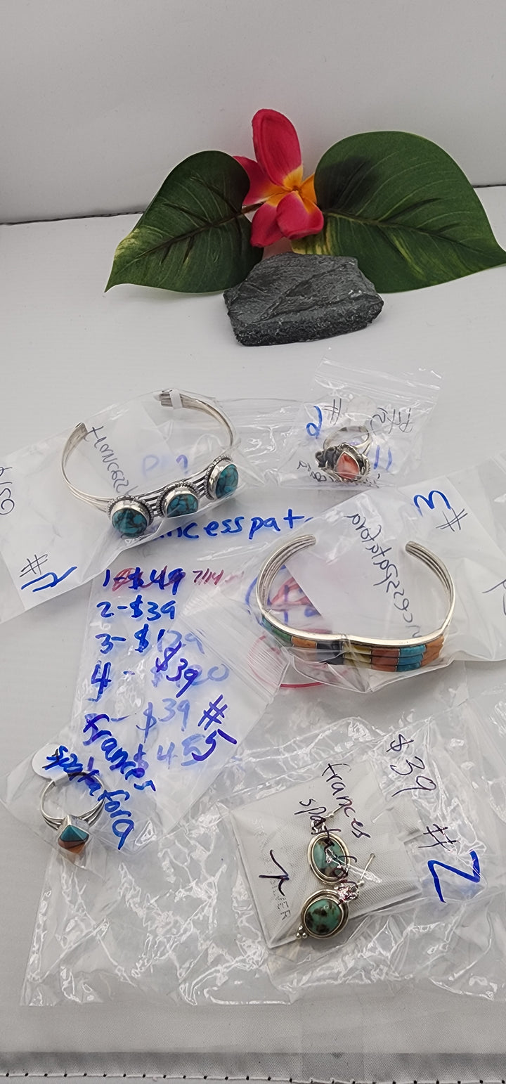 PM SHOW 48HR - RESERVED FOR: francesspatafora - 7/11/2025 FL tiktok Live Show -  5 Sterling Silver Items