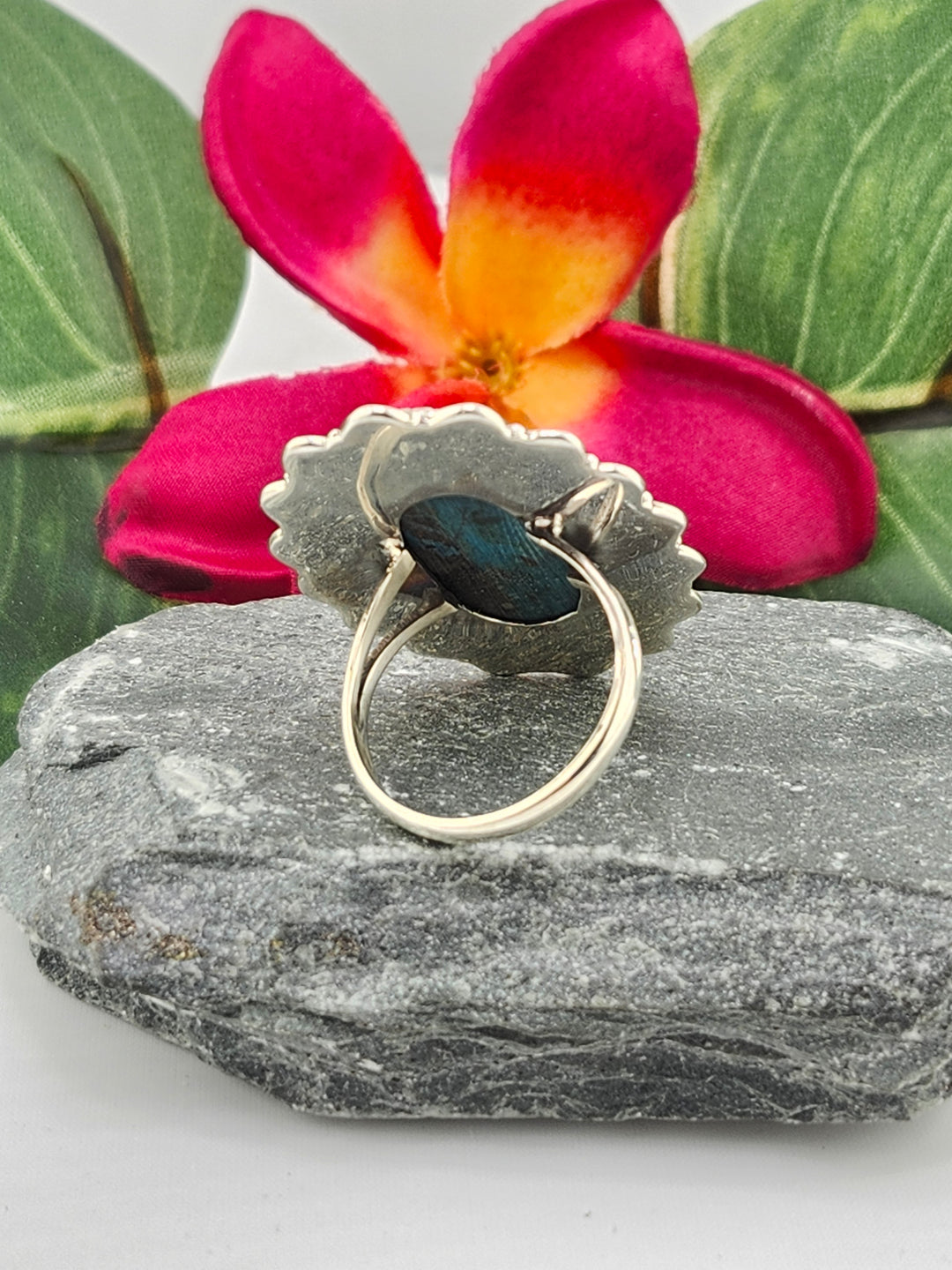 Opalized Wood Ring Size 10