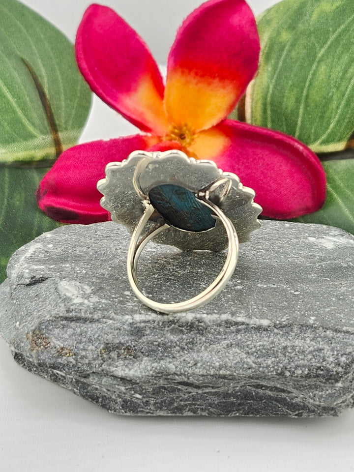 Opalized Wood Ring Size 10