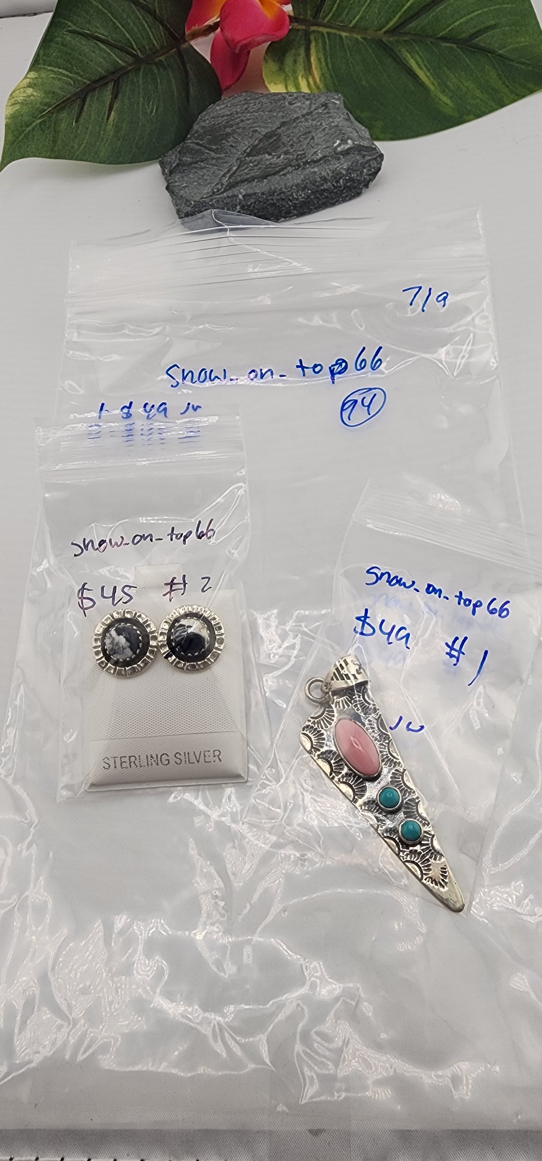 AM SHOW 48HR - RESERVED FOR:  snow_on_top66- 7/9/2025 FL tiktok Live Show - 2 Sterling Silver Items