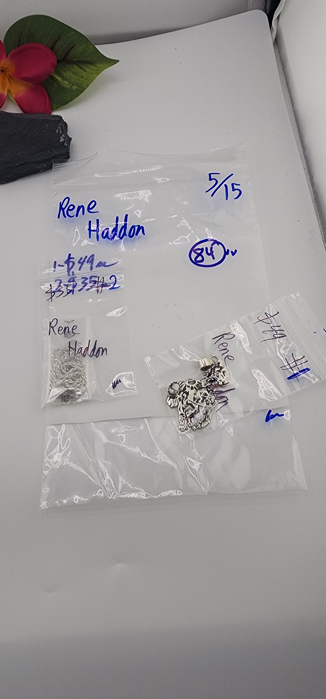 RESERVED FOR: Rene Haddon - 5/15/2025 tiktok Live Show -2  Sterling Silver Items