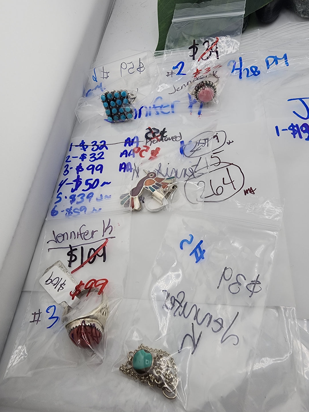 Jennifer K- 2/28/26 - 5 925 Sterling Silver Items