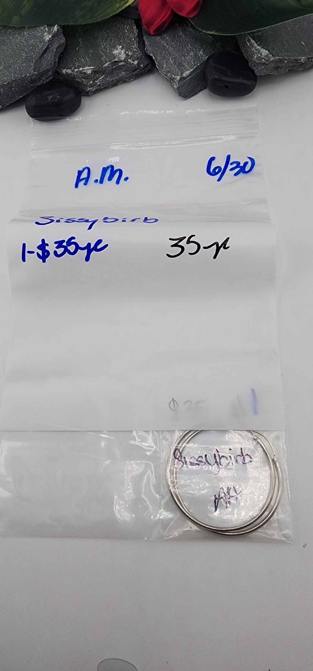 RESERVED FOR: Sissybirb - 6/30/2025 tiktok A.M Live Show - 1 Sterling Silver Items