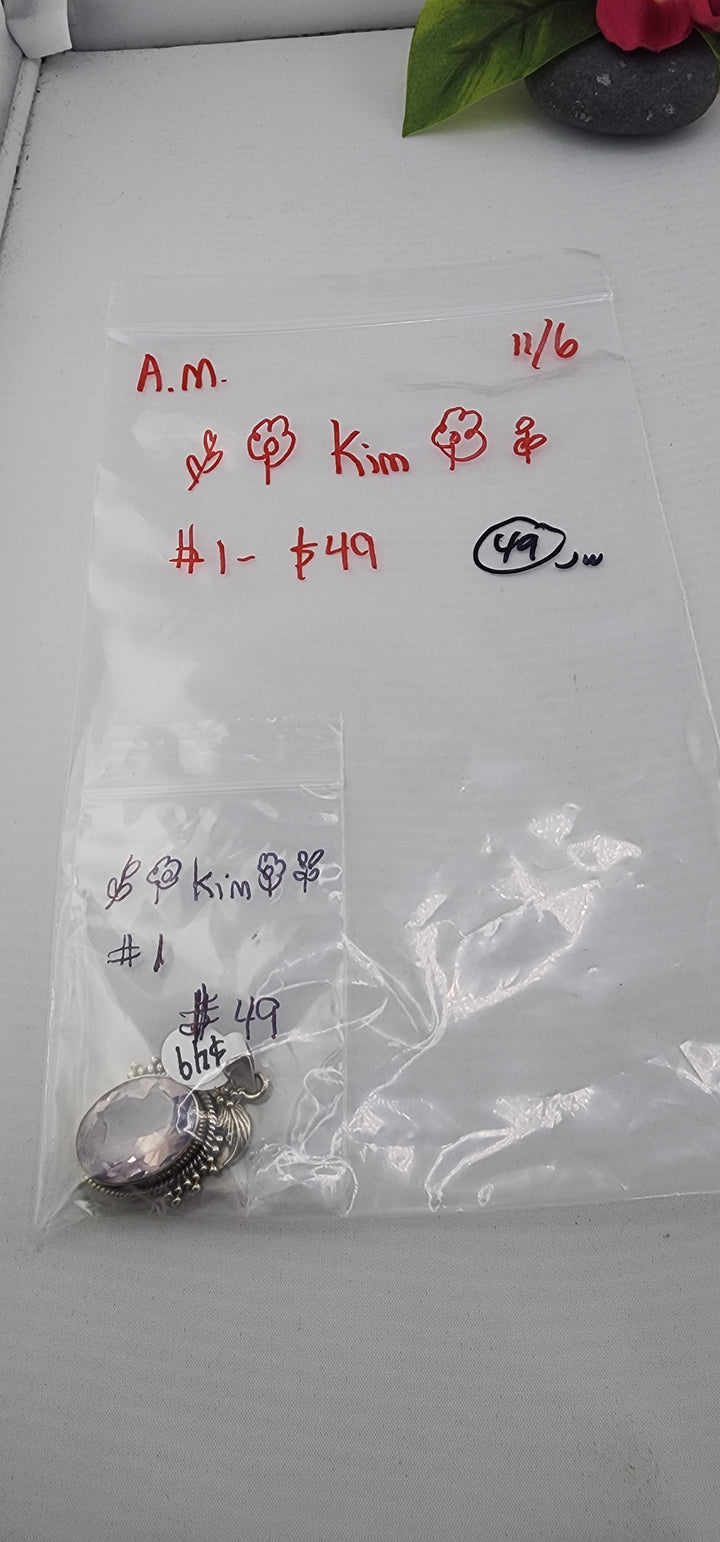 AM SHOW 48HR RESERVED FOR: 🌿🌻Kim🌻🌿 - 11/6/2025 FL tiktok Live Show - 1 Sterling Silver Items