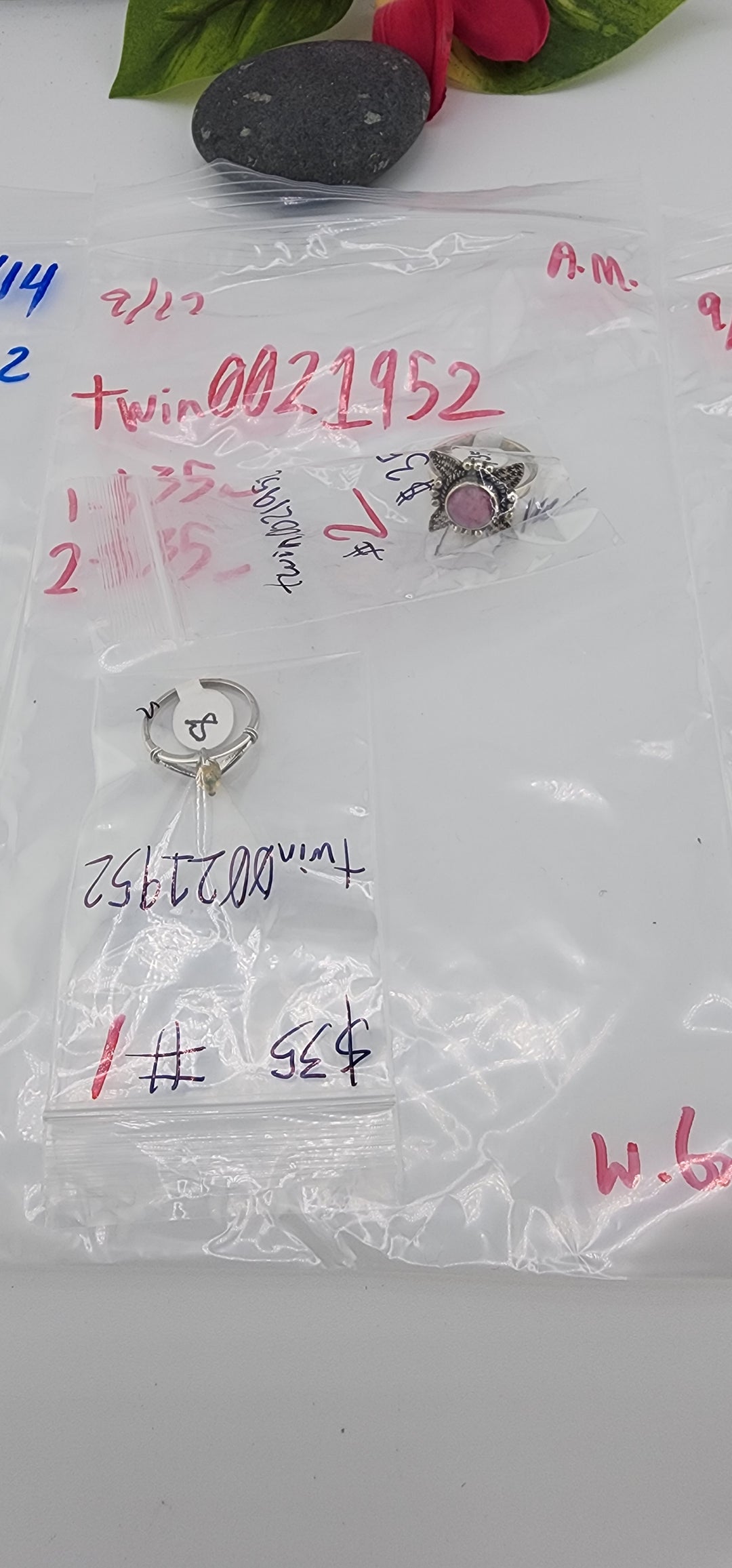 AM SHOW 48HR - RESERVED FOR: twin0021952 - 9/17/2025 FL tiktok Live Show - 2 Sterling Silver Items
