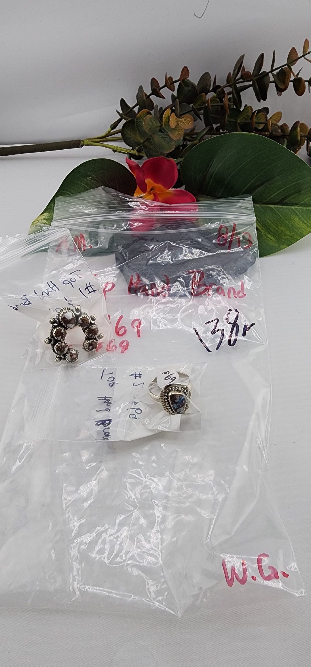 AM SHOW 48HR - RESERVED FOR: Top Hand Brand - 8/13/2025 FL tiktok Live Show - 2 Sterling Silver Items