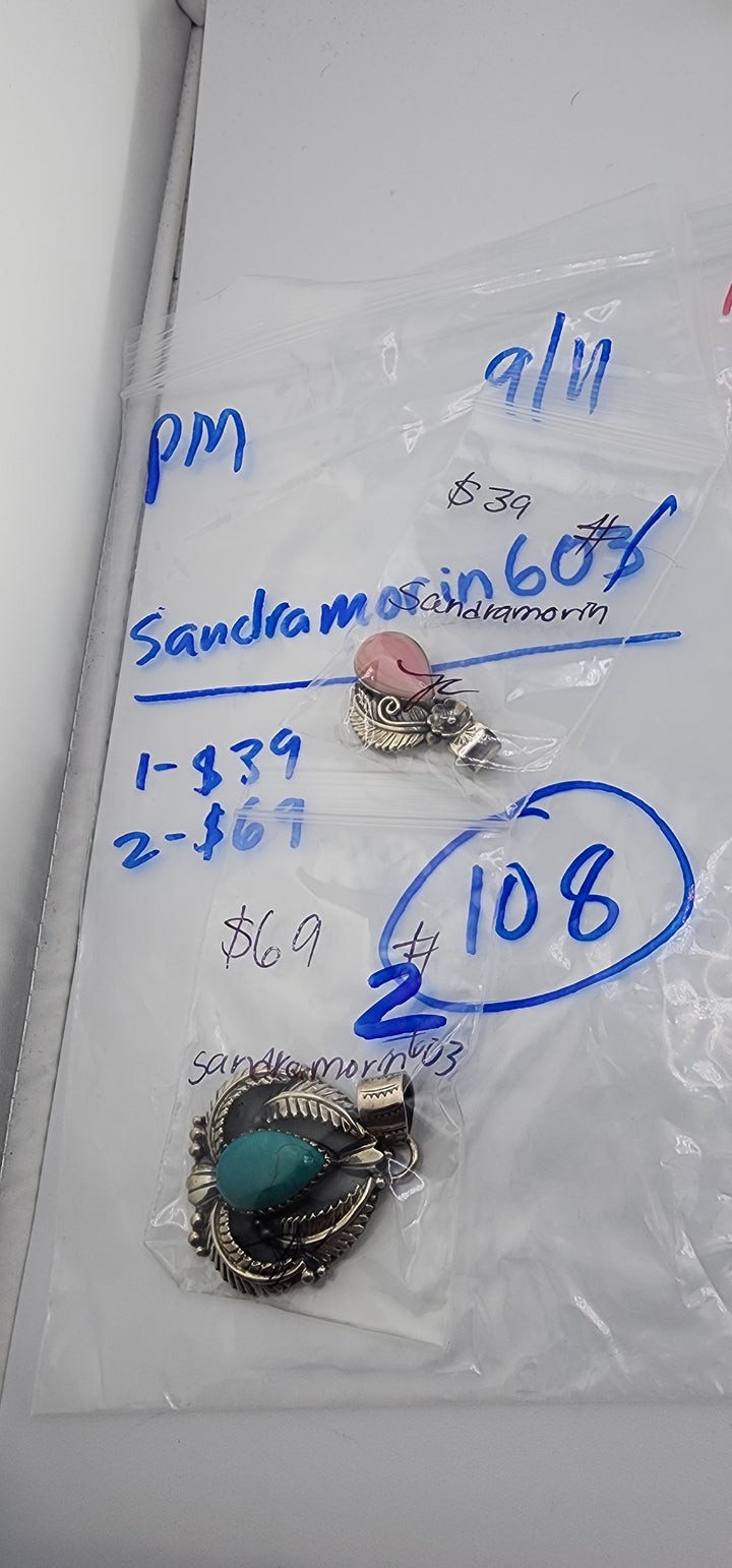 PM SHOW 48HR - RESERVED FOR: sandramorin603 - 9/11/2025 FL tiktok Live Show - 2 Sterling Silver Items