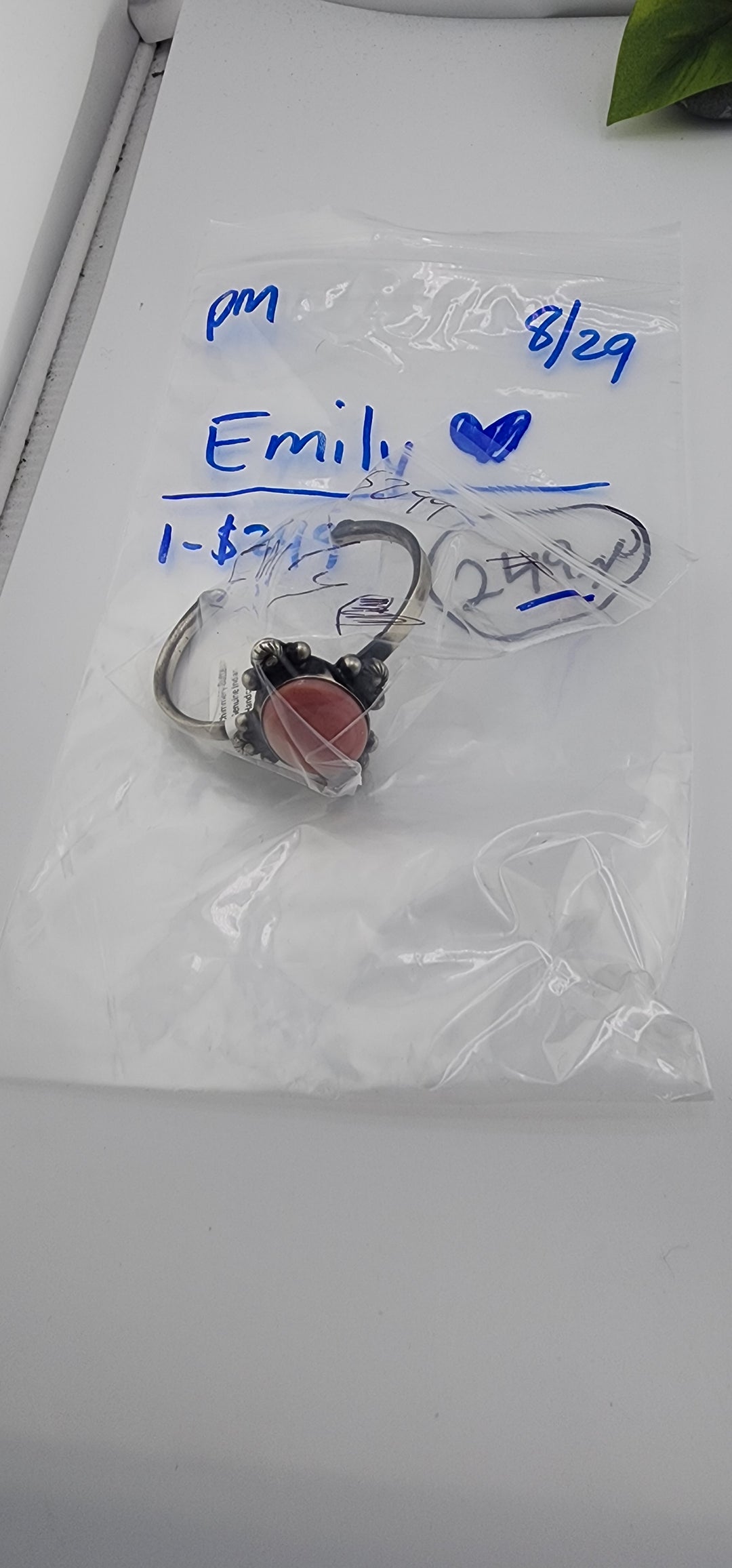 PM SHOW 48HR - RESERVED FOR: Emily❤️ - 8/29/2025 FL tiktok Live Show - 1 Sterling Silver Items