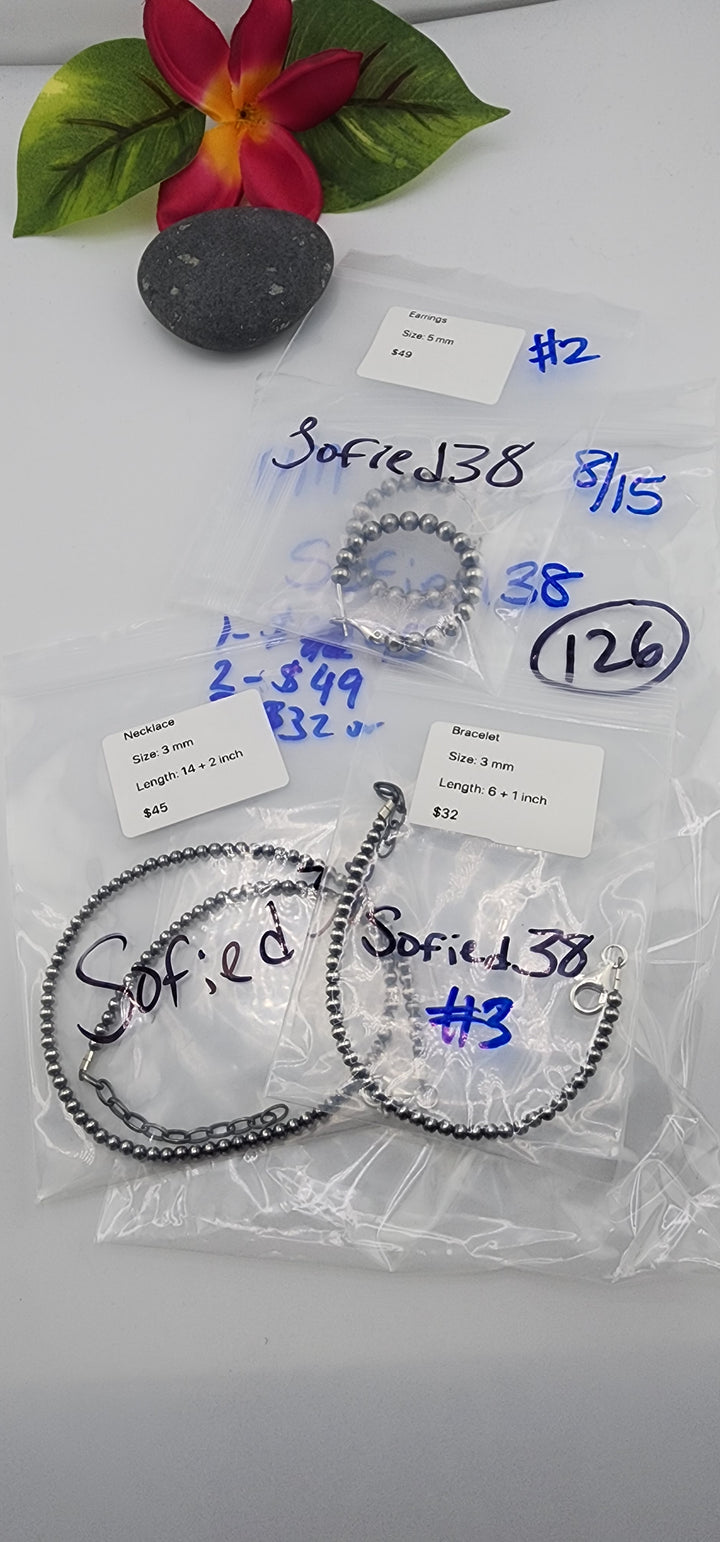 PM SHOW 48HR - RESERVED FOR: sofied38 - 8/15/2025 FL tiktok Live Show - 3 Sterling Silver Items