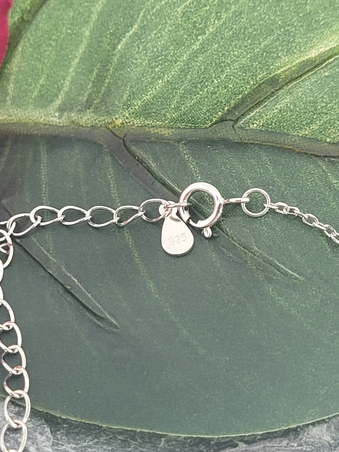 CZ Snowflake Necklace with 18" Adjustable Chain