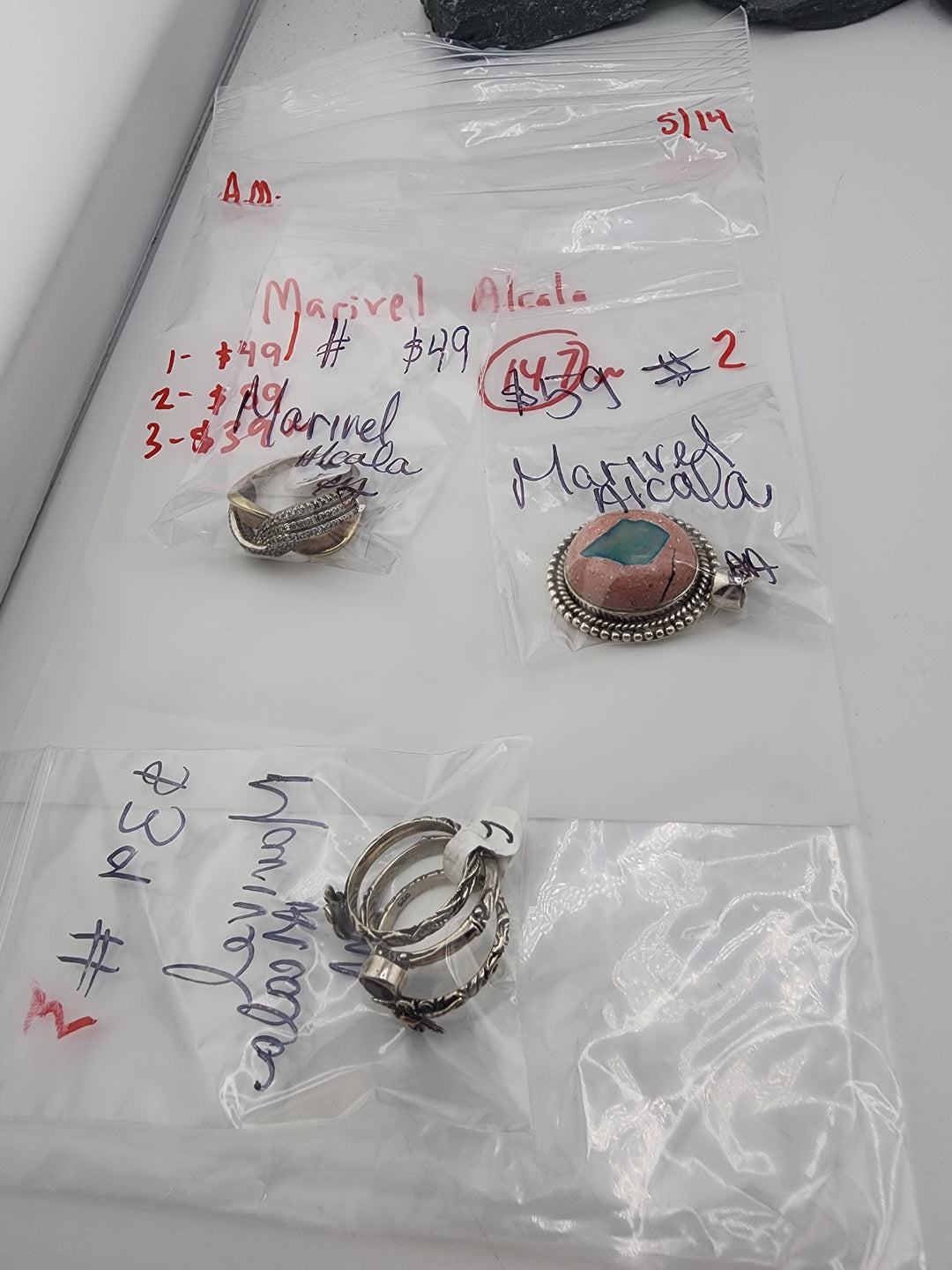 Marivel Alcala - 5/14/26 - 3 925 Sterling Silver Items