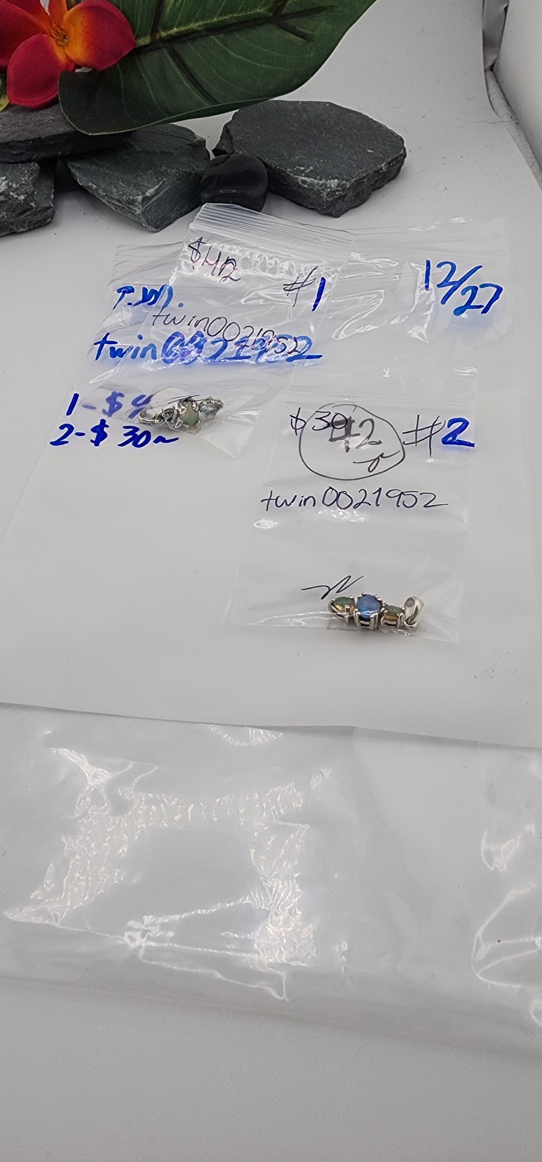 PM SHOW 48HR - RESERVED FOR: twin002952 - 12/27/2025 tiktok Live Show - 2 Sterling Silver Items