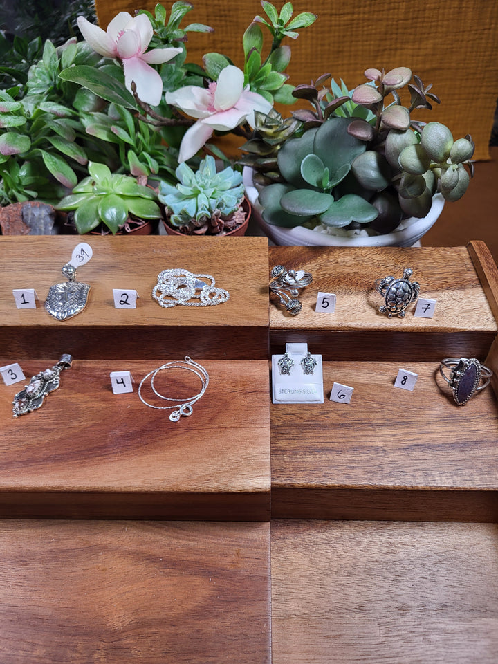 RESERVED FOR: Lisa Glenn 9/15/2024 - 9 Sterling Silver Items