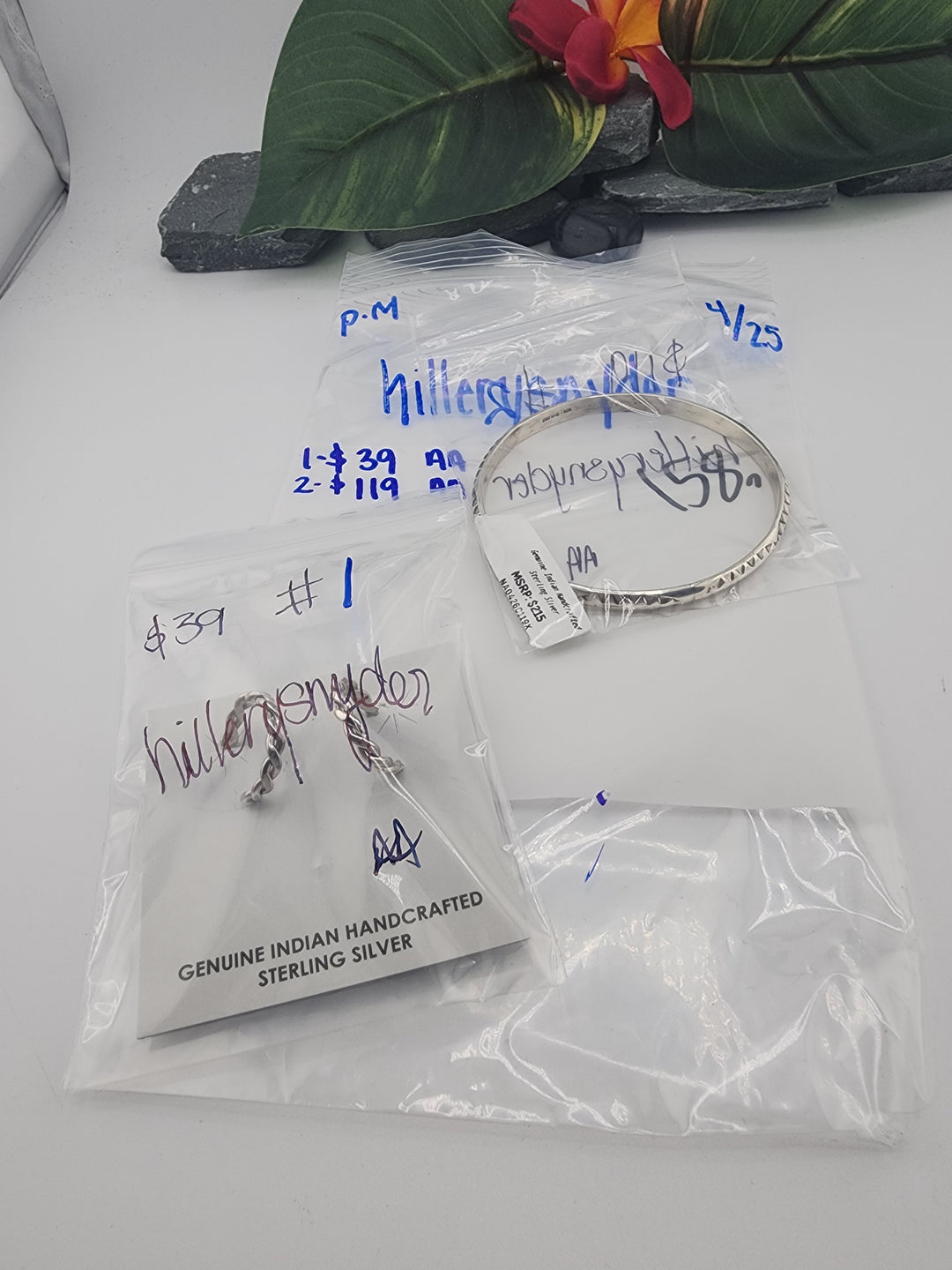 Hillerysnyder - 4/25/26 PM - 2 925 Sterling Silver Items