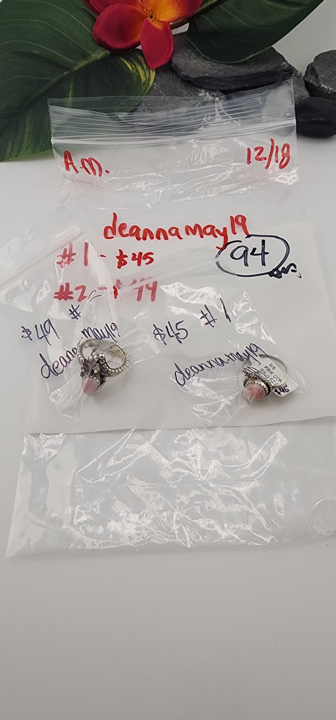 AM SHOW 48HR RESERVED FOR: deannamay19- 12/18/2025 FL tiktok Live Show - 2 Sterling Silver Items