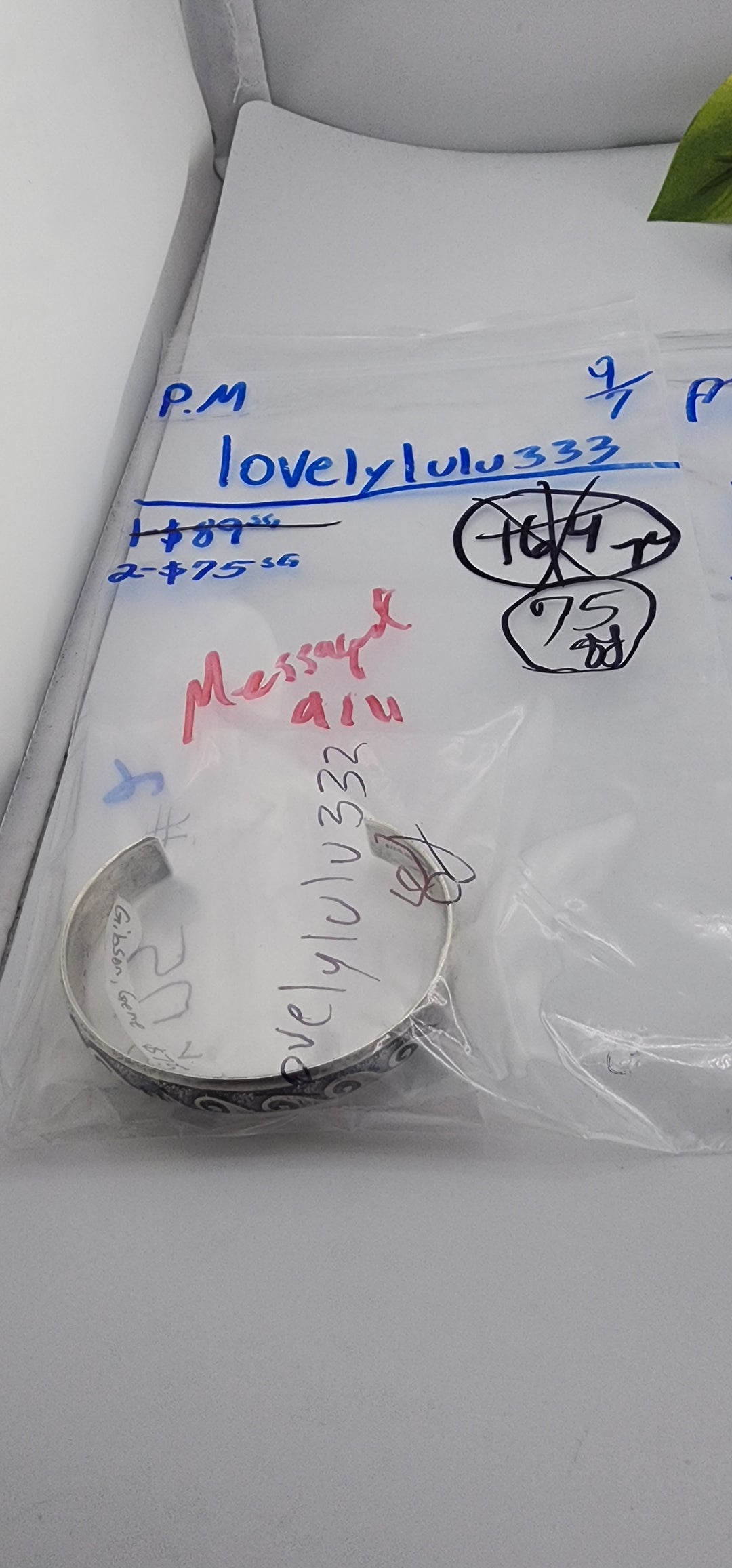 PM SHOW 48HR - RESERVED FOR: lovelylulu333 - 9/7/2025 FL tiktok Live Show - 1 Sterling Silver Items