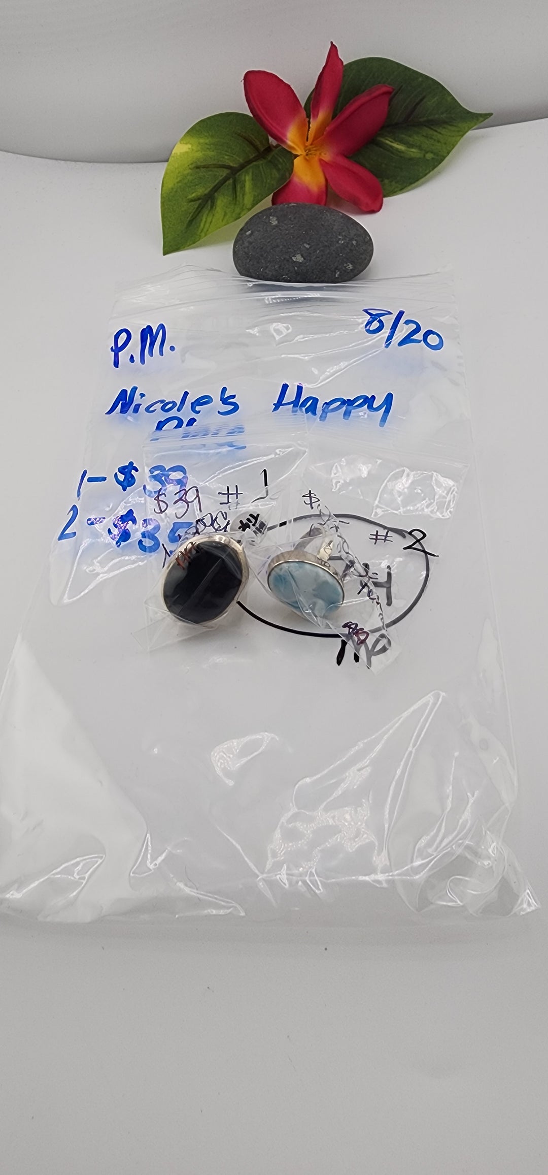 PM SHOW 48HR - RESERVED FOR: Nicole's Happy Place - 8/20/2025 FL tiktok Live Show - 2 Sterling Silver Items