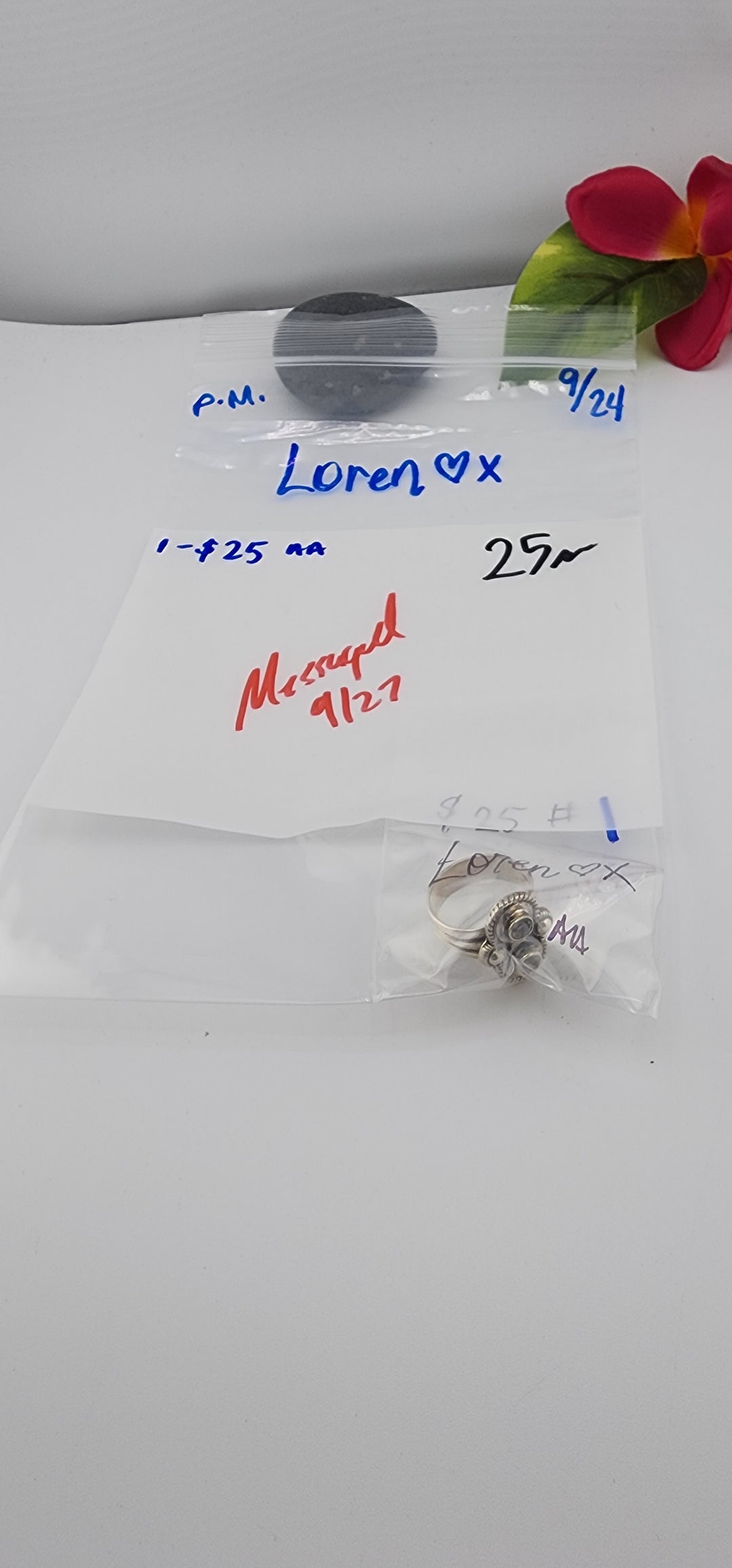 PM SHOW 48HR - RESERVED FOR: Loren💚❌ - 9/24/2025 FL tiktok Live Show - 1 Sterling Silver Items