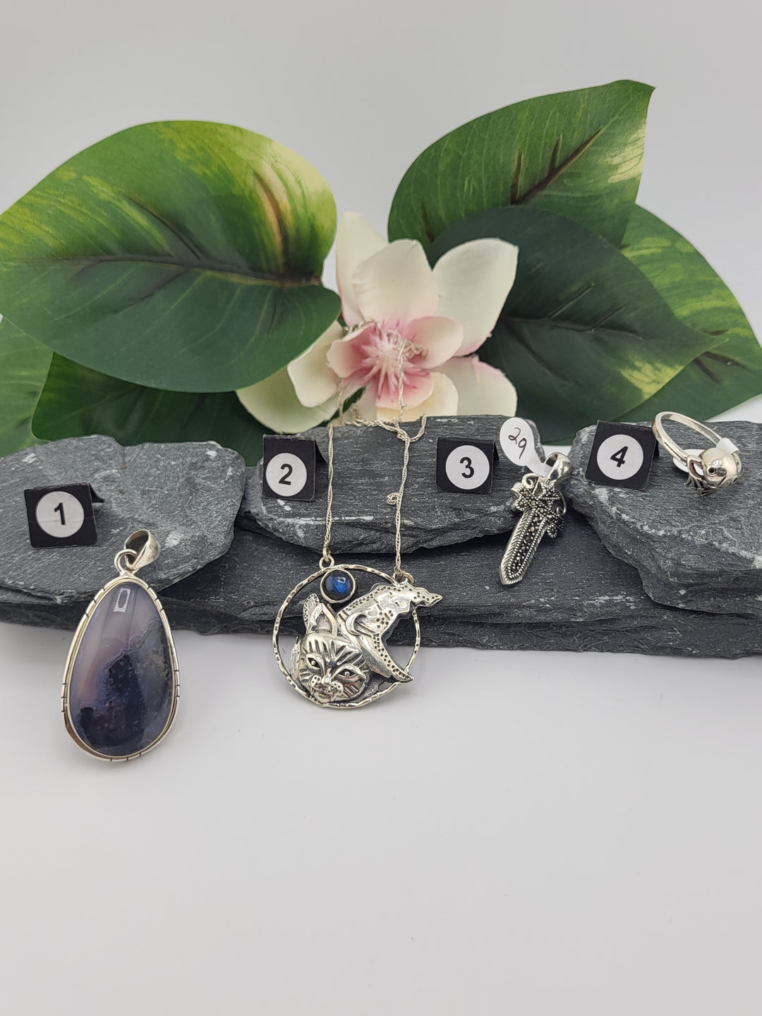 RESERVED FOR: Megan Marguerite L Moody - 2/5/2025 Show - 4 Sterling Silver Items