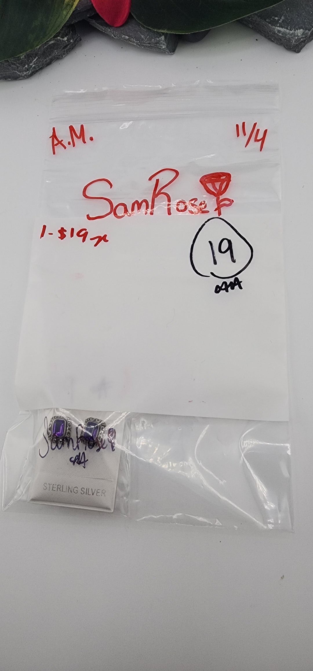 AM SHOW 48HR RESERVED FOR: SamRose🌹 - 11/4/2025 FL tiktok Live Show - 1 Sterling Silver Items