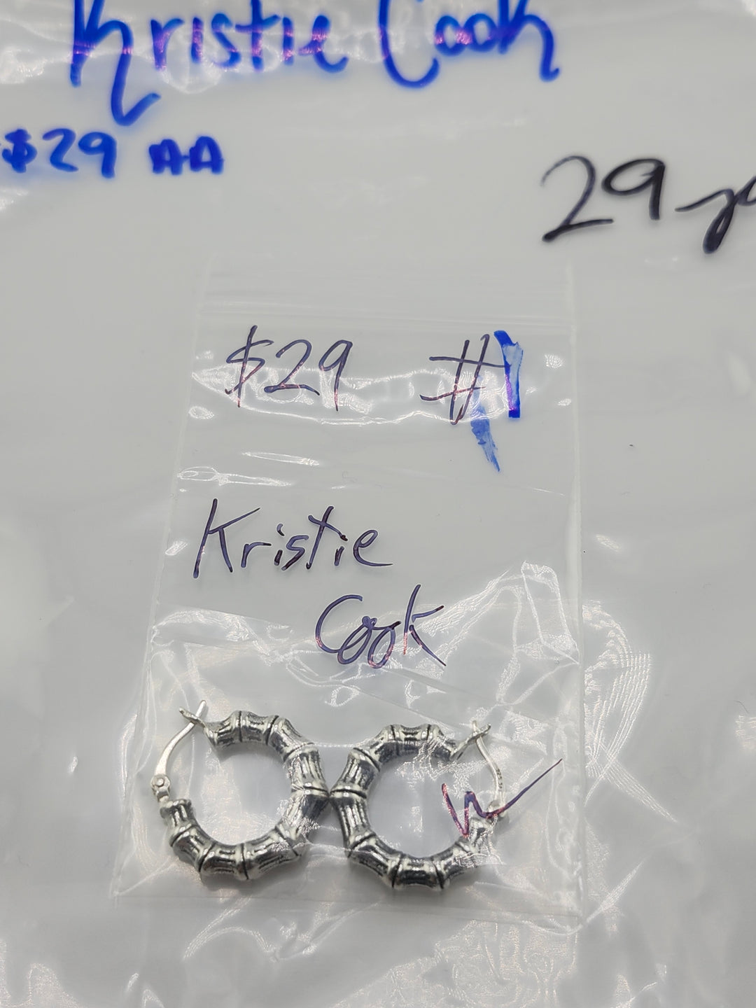 RESERVED FOR: Kristie Cook - 6/4/2025 tiktok Live Show - 1 Sterling Silver Items