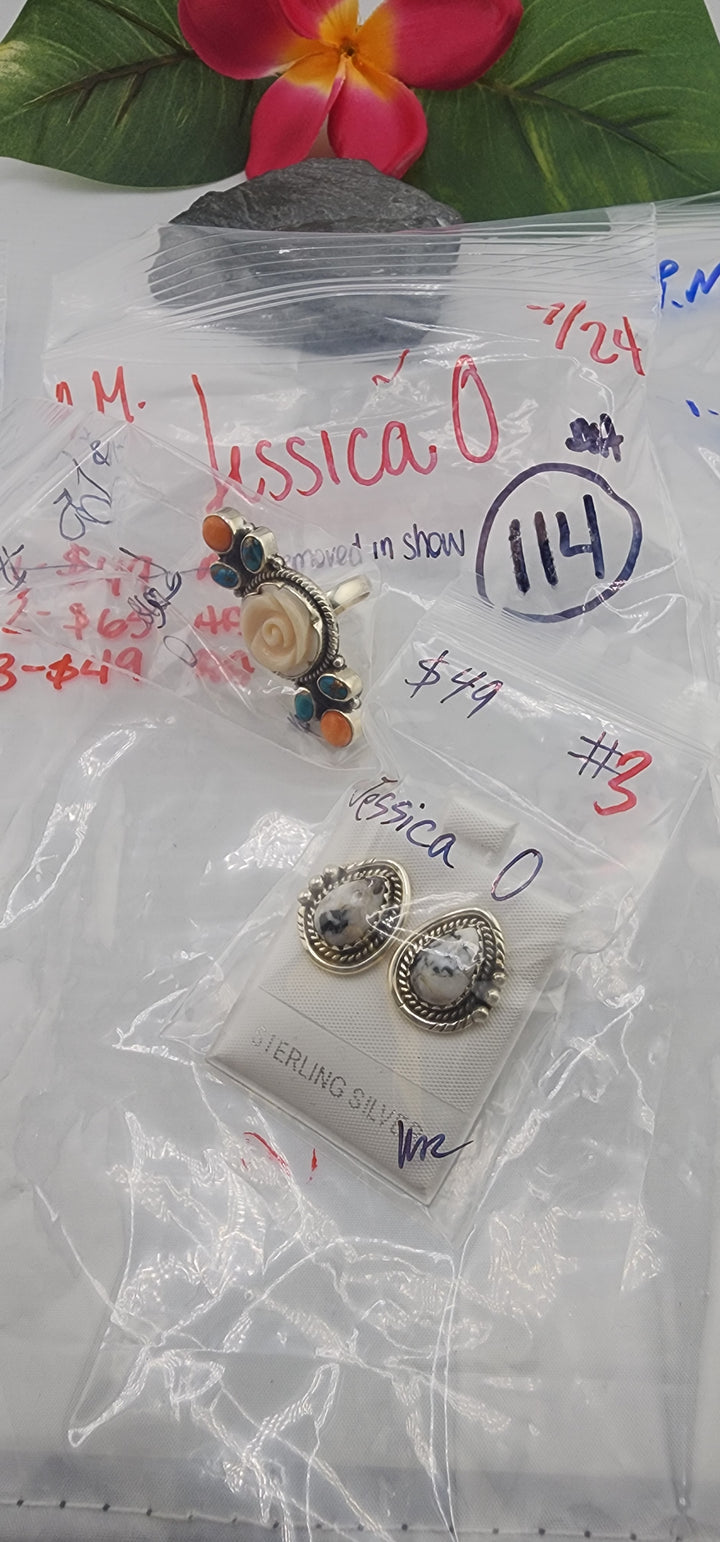 AM SHOW 48HR - RESERVED FOR: Jessica O - 7/24/2025 FL tiktok Live Show - 2 Sterling Silver Items