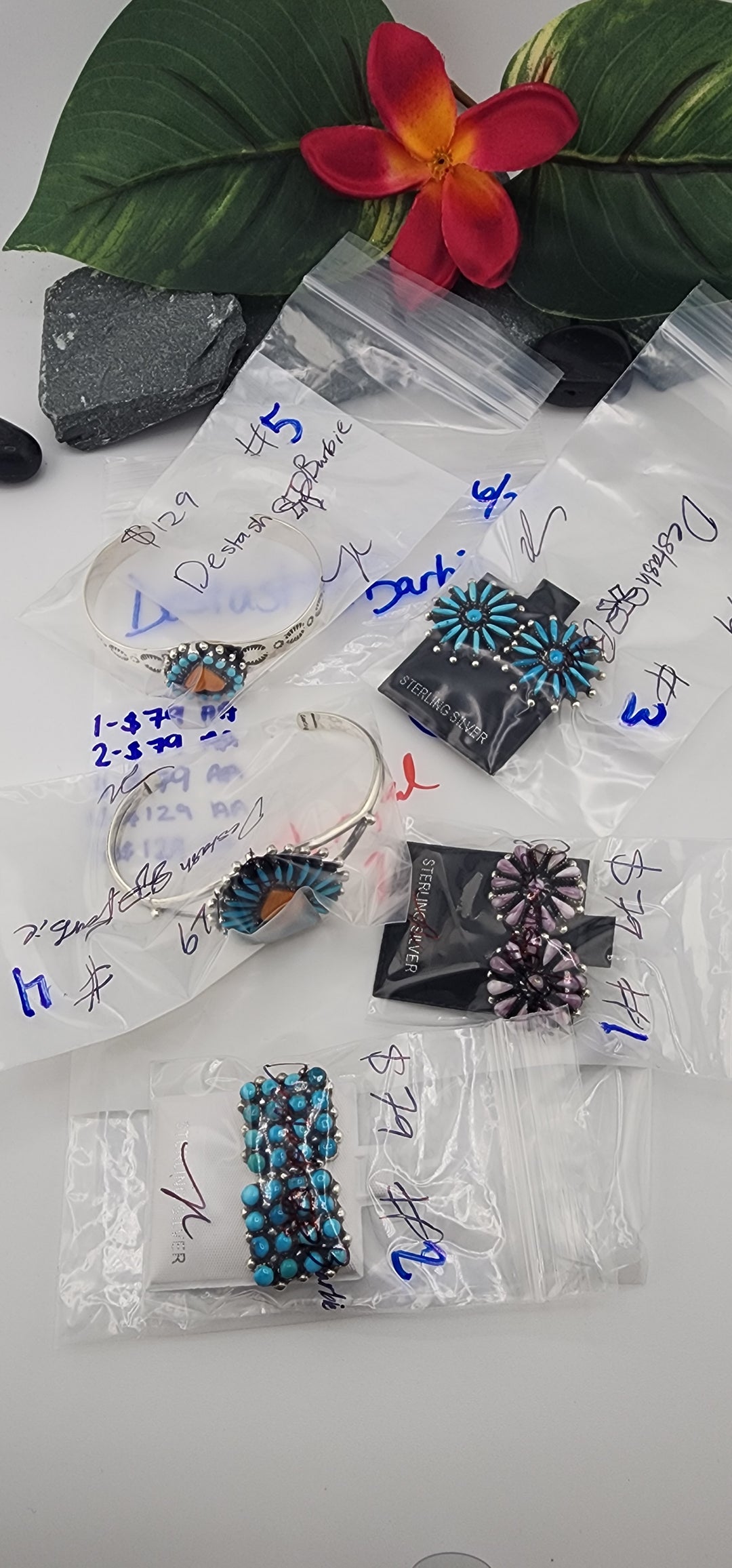 RESERVED FOR: Destash🎀Barbie - 6/29/2025 tiktok Reservation Live Show -5 Sterling Silver Items