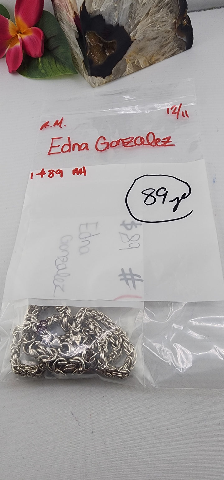 AM SHOW 48HR RESERVED FOR: Edna Gonzalez - 12/11/2025 FL tiktok Live Show - 1 Sterling Silver Items