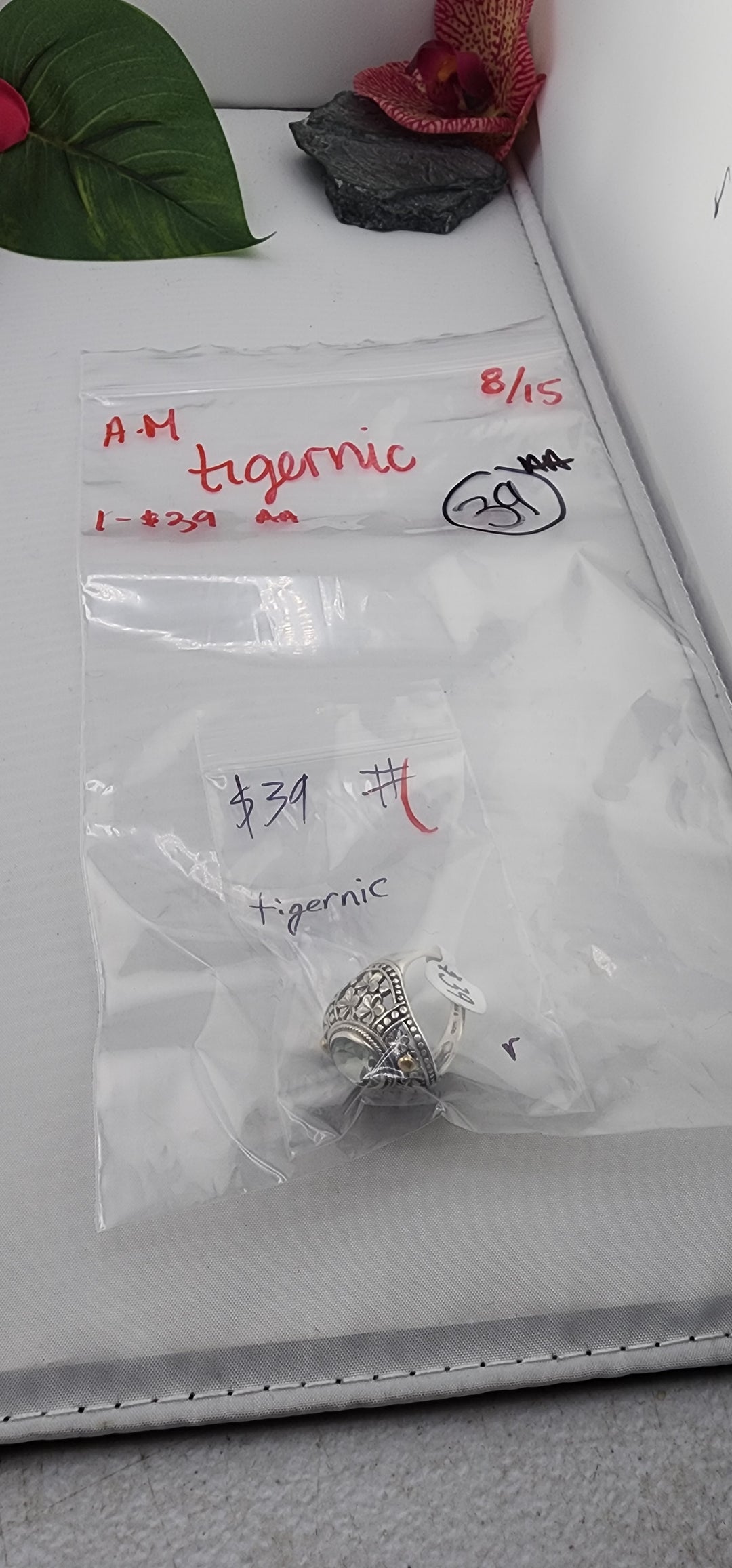 AM SHOW 48HR - RESERVED FOR: tigernic - 8/15/2025 FL tiktok Live Show - 1 Sterling Silver Items