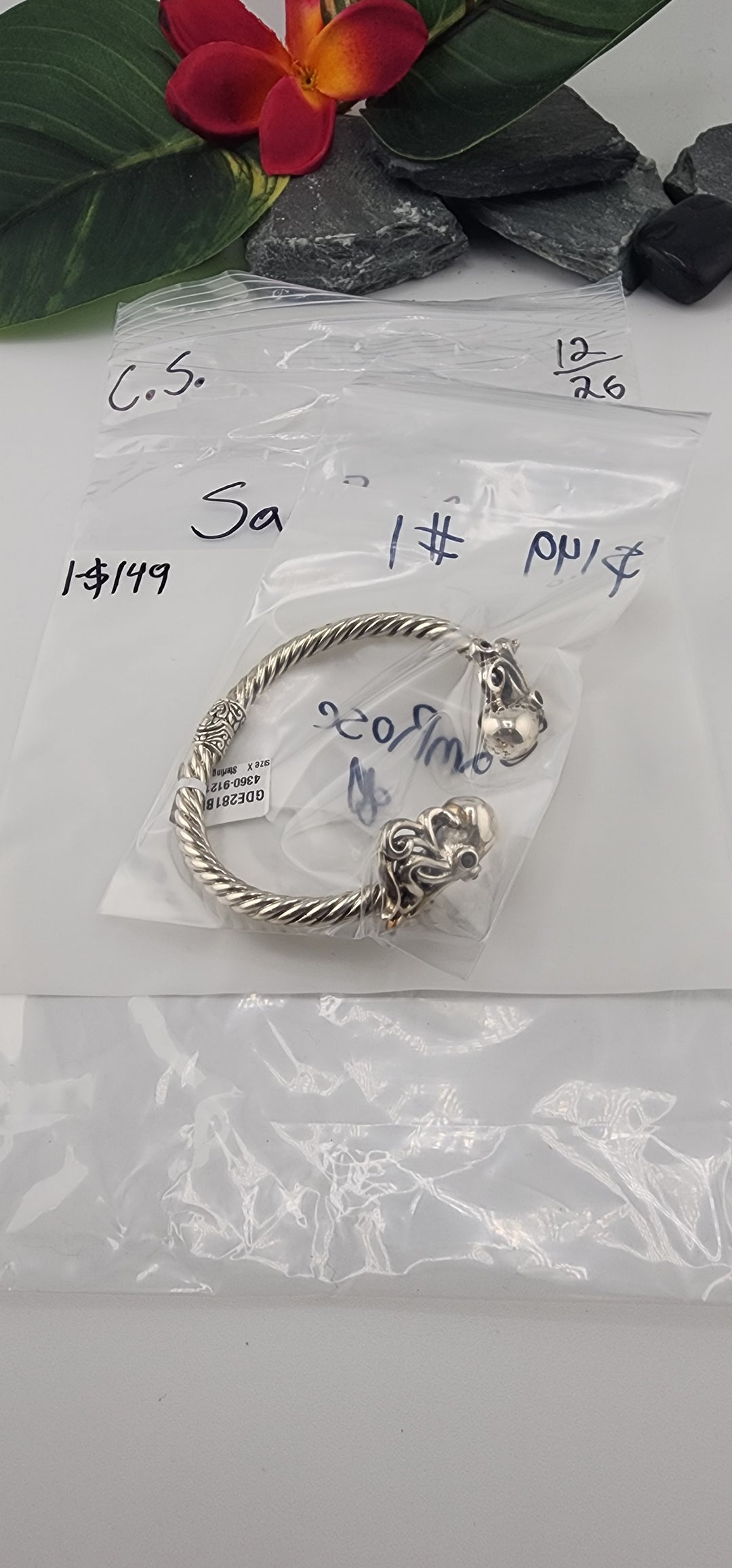 C.S. RESERVED FOR: SamRose🌹 - 12/26/2025 FL tiktok Live Show - 1 Sterling Silver Items