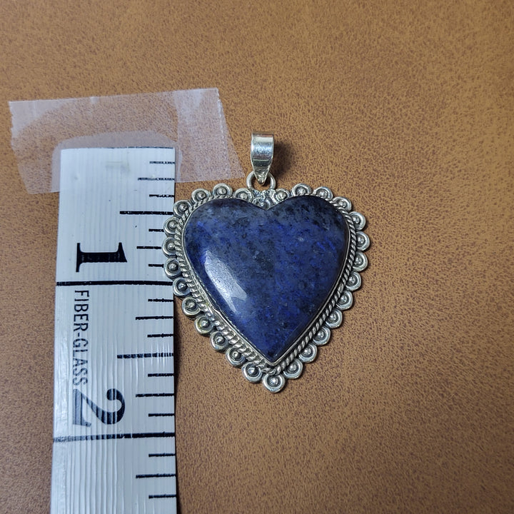 Natural Sodalite 925 Sterling Silver Pendant