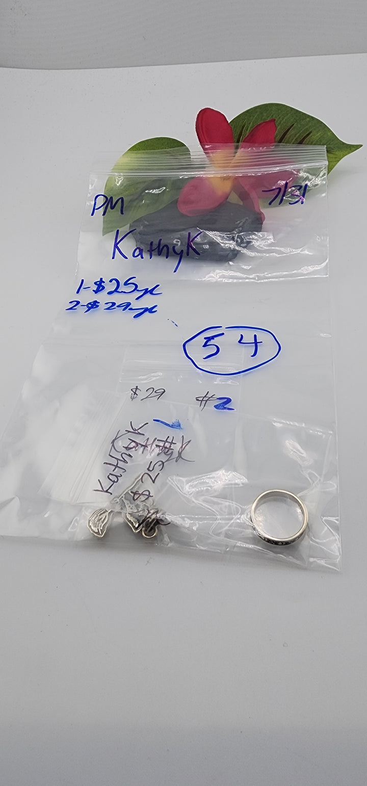 PM SHOW 48HR - RESERVED FOR:  KathyK - 7/31/2025 FL tiktok Live Show - 2 Sterling Silver Items