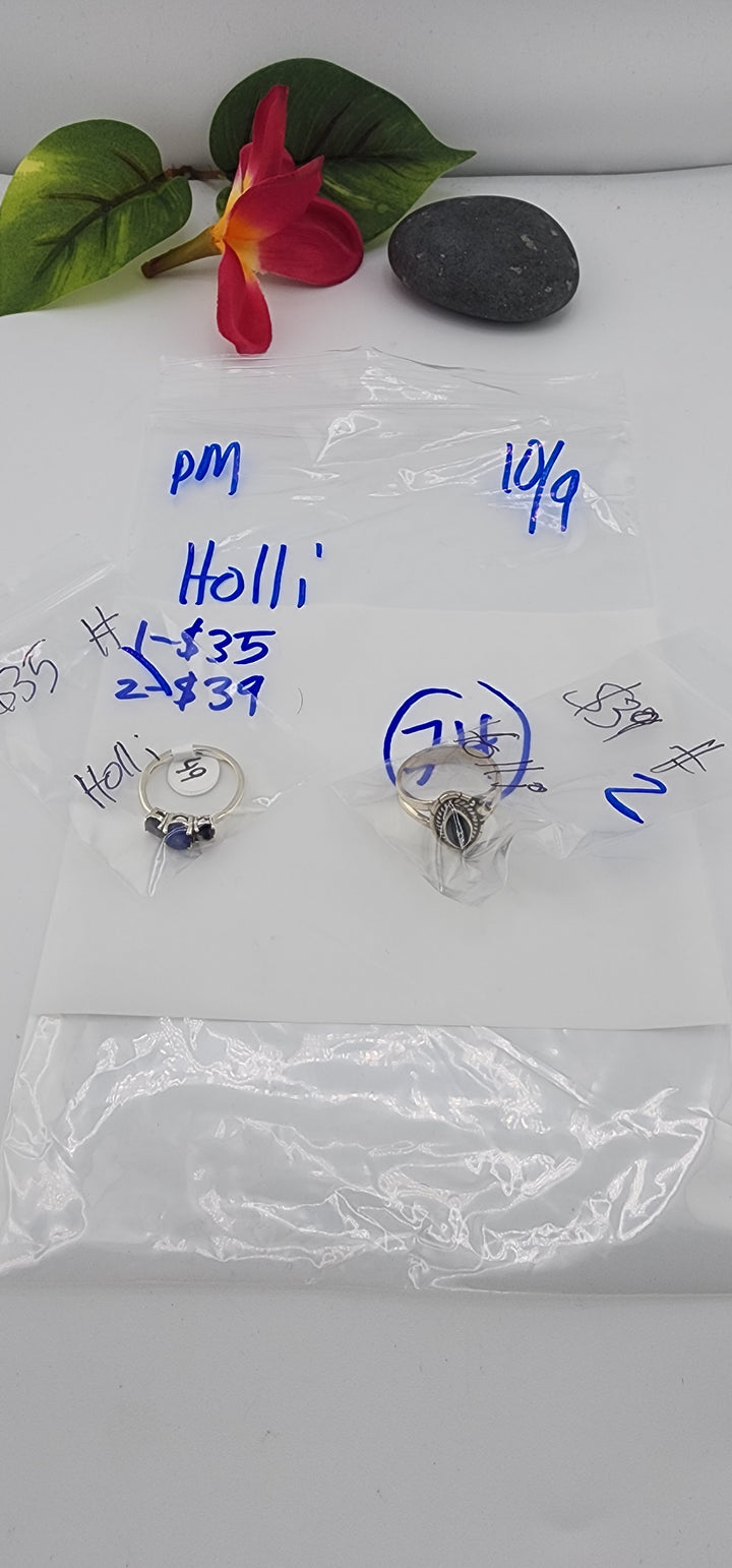 PM SHOW 48HR - RESERVED FOR: Holli - 10/9/2025 FL tiktok Live Show - 2 Sterling Silver Items