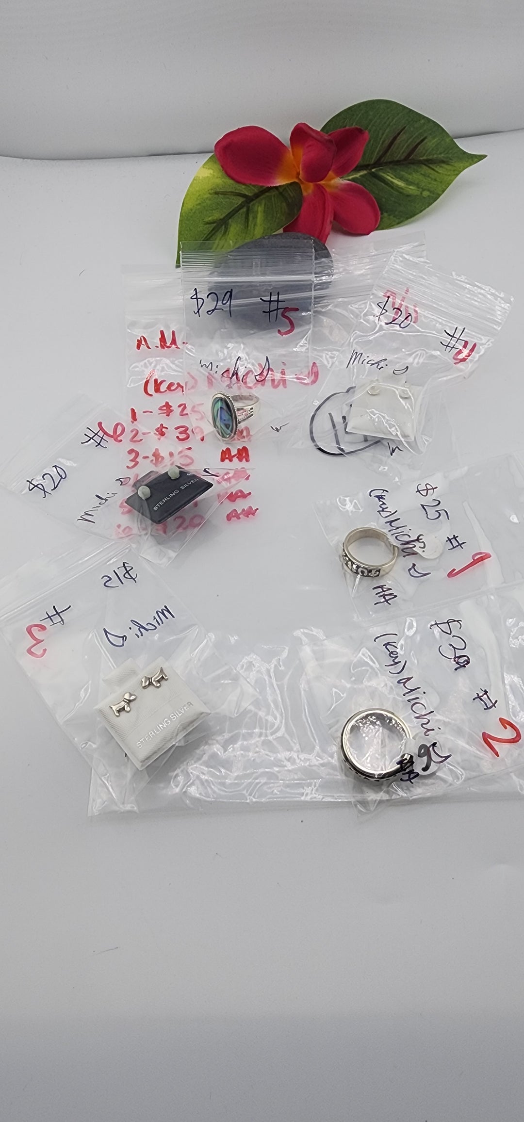 AM SHOW 48HR - RESERVED FOR: 🗝️Michi🌙 - 9/11/2025 FL tiktok Live Show - 6 Sterling Silver Items