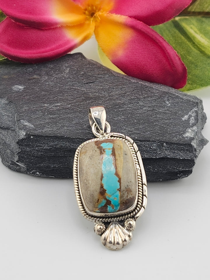Royston Ribbon Turquoise Pendant