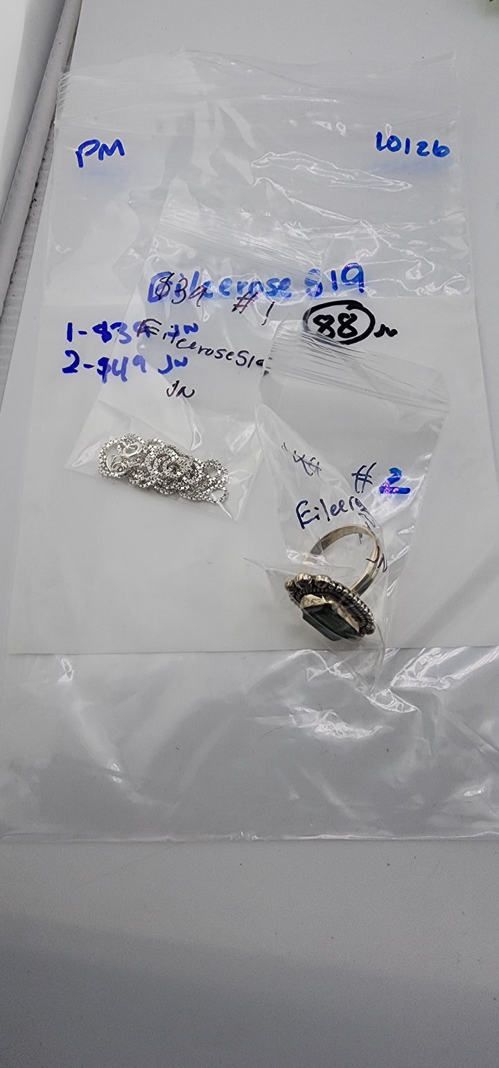 PM SHOW 48HR - RESERVED FOR:  Eileerose519- 10/26/2025 FL tiktok Live Show -2  Sterling Silver Items