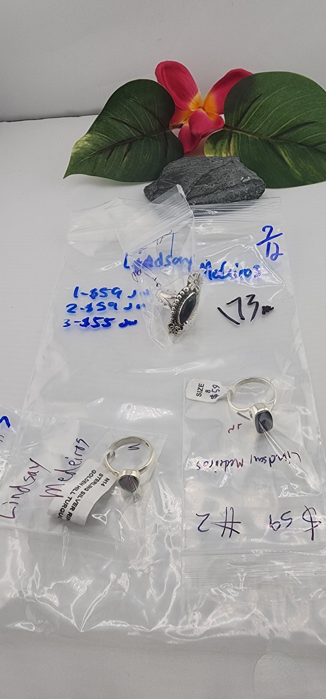 PM SHOW 48HR - RESERVED FOR:  Lindsay Medeiros- 7/12/2025 FL tiktok Live Show - 3 Sterling Silver Items